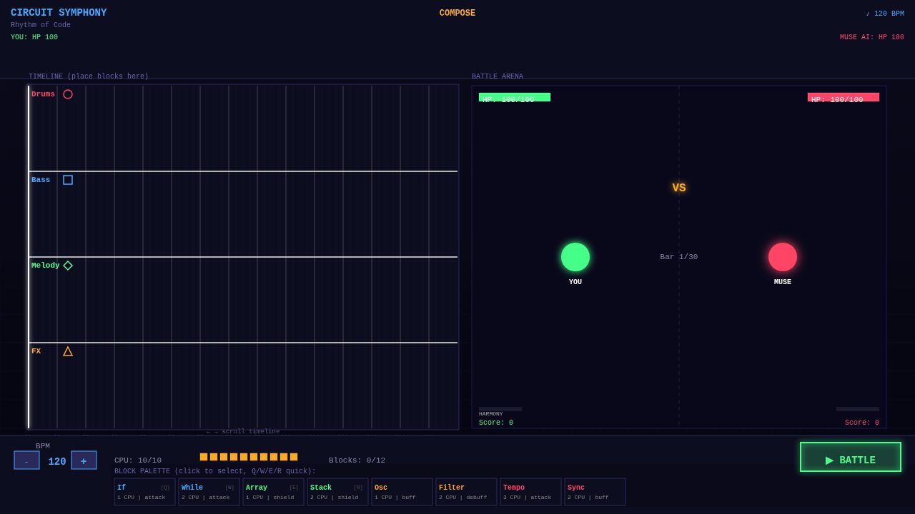 Circuit Symphony Rhythm Code - in-game thumbnail