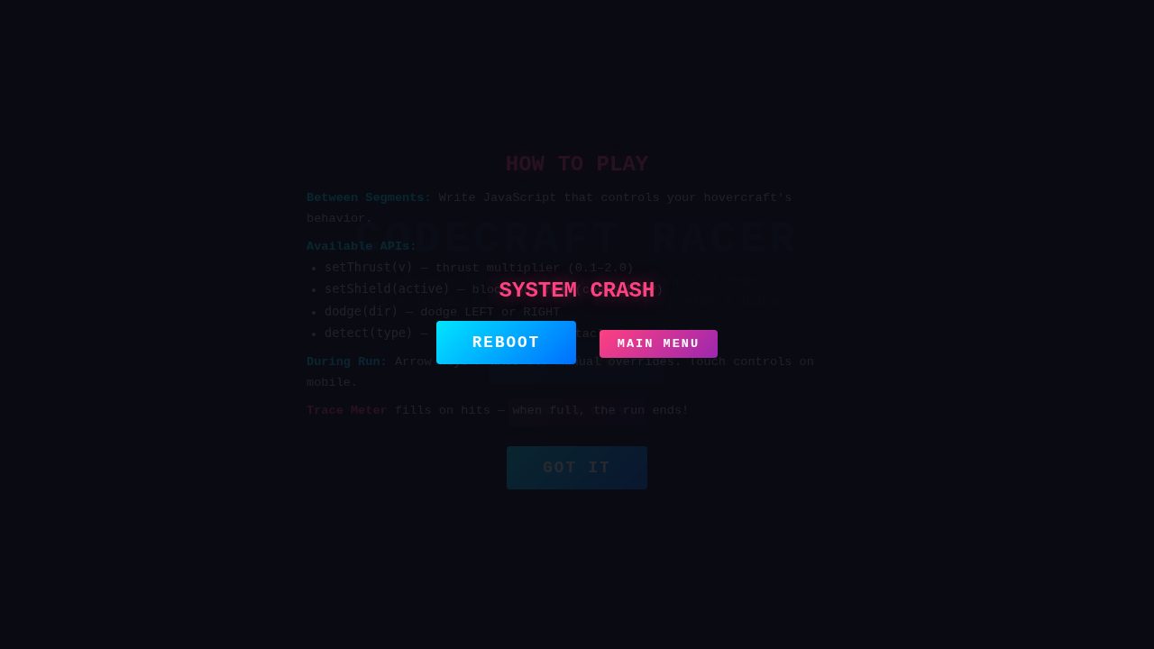 Codecraft Racer - in-game thumbnail