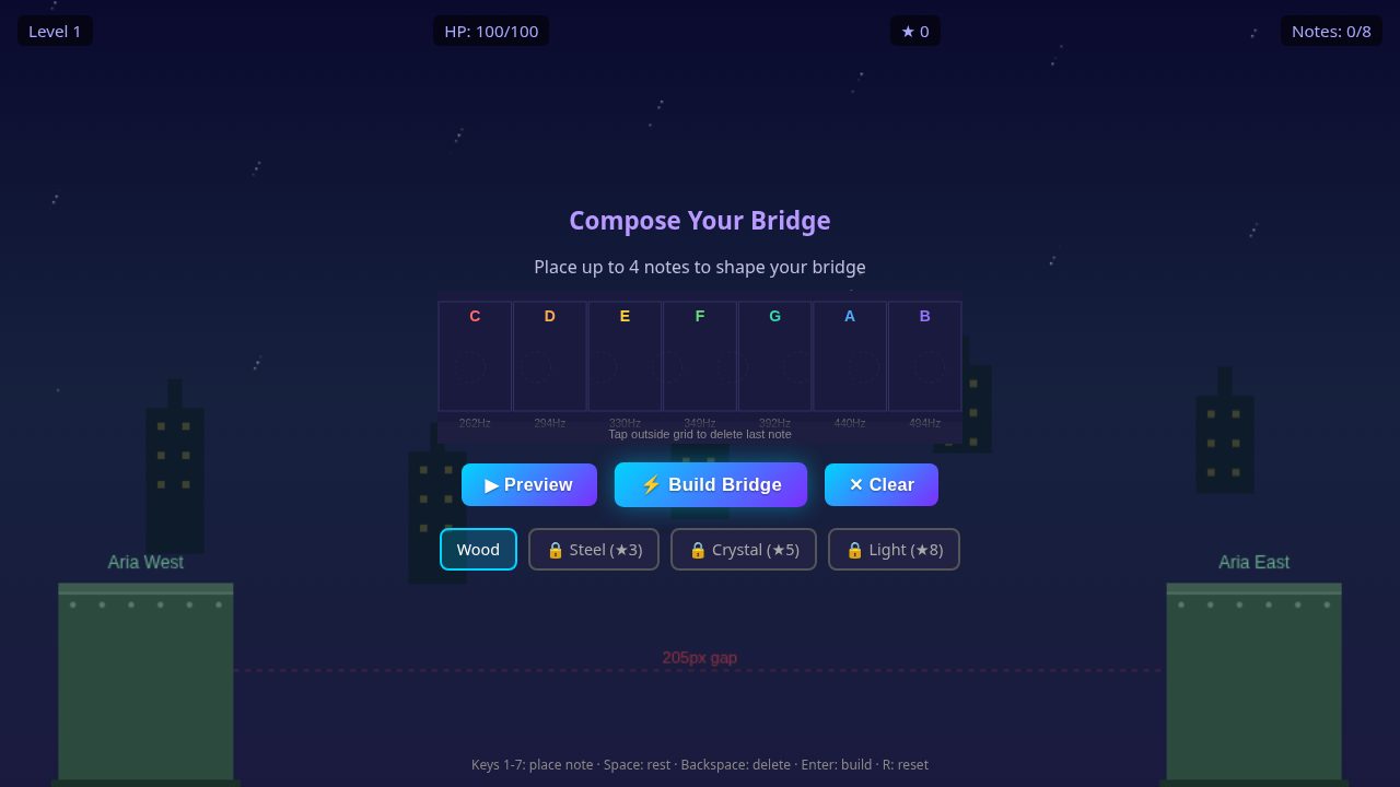 Resonant Bridge Builder - in-game thumbnail