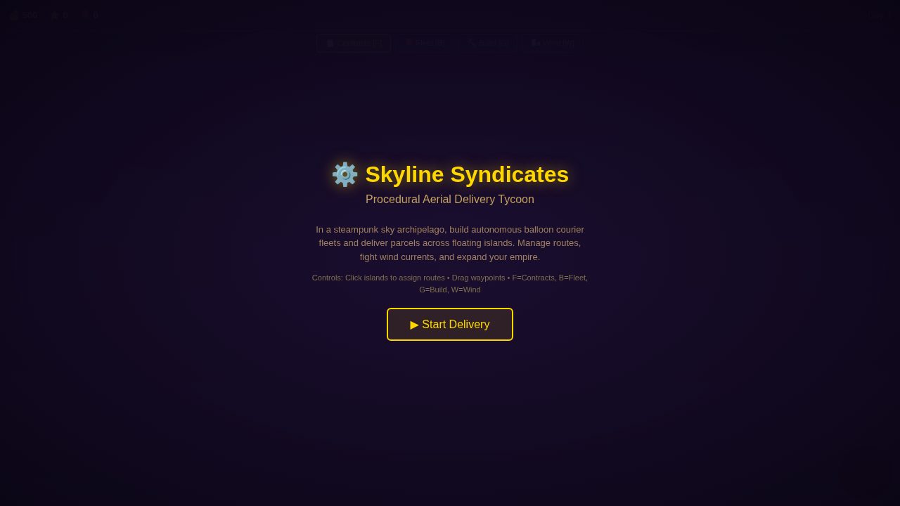 Skyline Syndicates Delivery Tycoon - in-game thumbnail